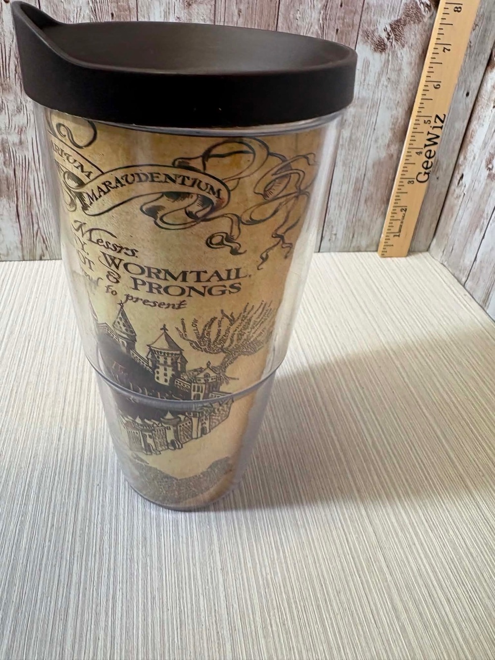 Harry Potter TERVIS Tumbler Marauder's Map Travel - Black Lid